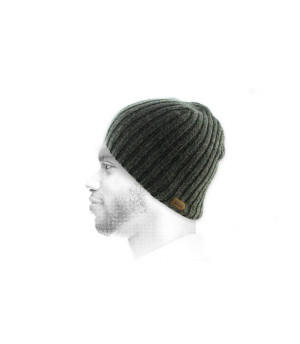 berretto lungo verde screziato Olof green melange